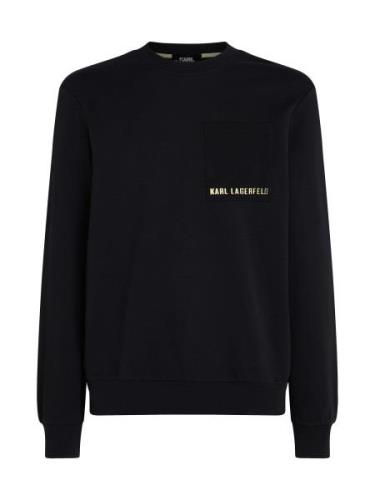 Karl Lagerfeld Sweatshirt  sort / hvid