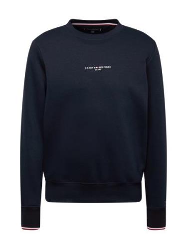 TOMMY HILFIGER Sweatshirt  mørkeblå / rød / hvid