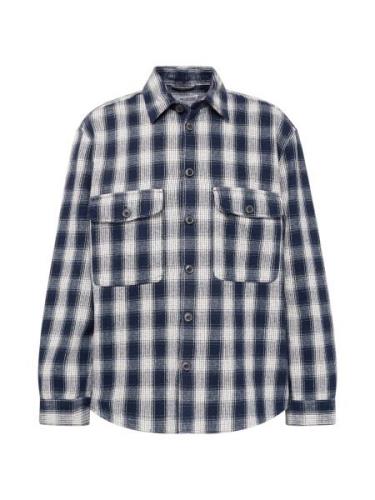 SELECTED HOMME Overgangsjakke 'Mason'  navy / hvid