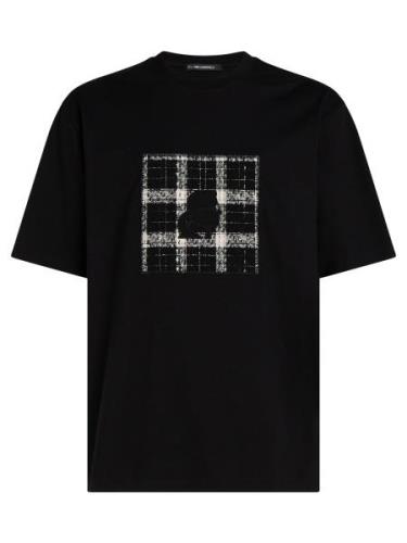 Karl Lagerfeld Bluser & t-shirts 'Bouclé'  sort