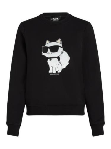 Karl Lagerfeld Sweatshirt 'Ikonik 2.0 Choupette'  creme / sort / hvid