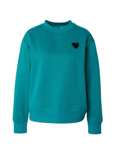 Compania Fantastica Sweatshirt  turkis / sort