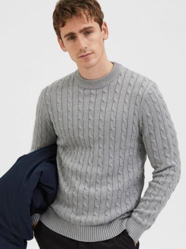 SELECTED HOMME Pullover 'SLHRyan'  grå