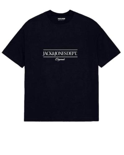 JACK & JONES Bluser & t-shirts 'JORKEAN'  sort / hvid