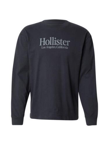 HOLLISTER Bluser & t-shirts  lysegrå / sort