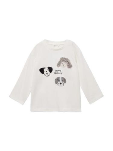 MANGO KIDS Bluser & t-shirts 'BUDDIES'  ecru / grå / sort