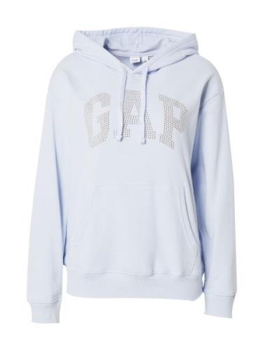 GAP Sweatshirt 'HERITAGE'  pastelblå / sølv