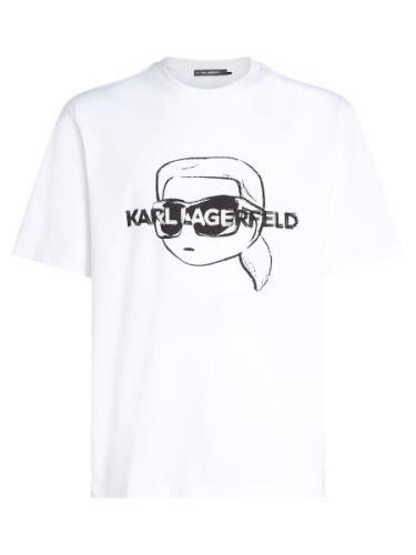 Karl Lagerfeld Bluser & t-shirts  sort / hvid