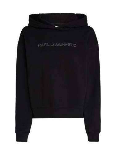 Karl Lagerfeld Sweatshirt  sort / hvid