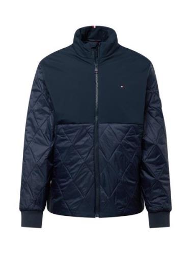 TOMMY HILFIGER Overgangsjakke  navy / lys rød / hvid