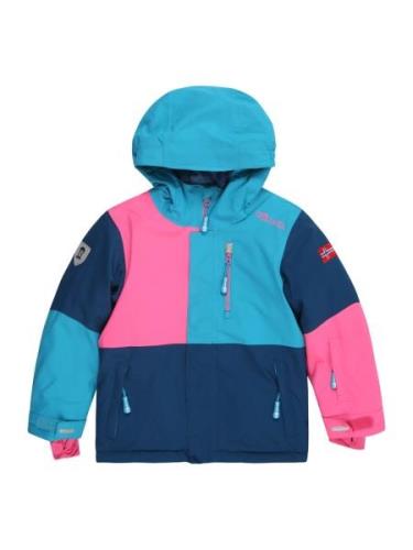 TROLLKIDS Sportsjakke 'Hallingdal'  navy / lyseblå / pink