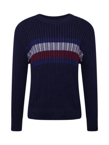 TOMMY HILFIGER Pullover  marin / mørkerød / hvid