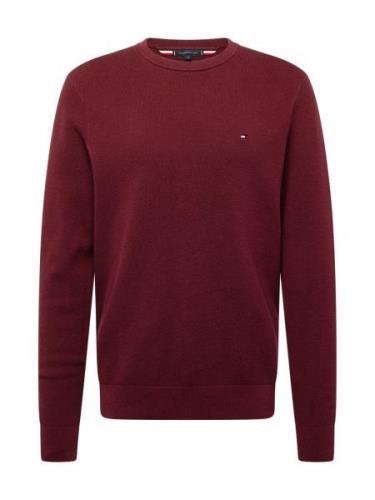 TOMMY HILFIGER Pullover 'Essential'  carminrød