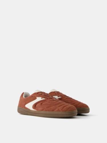 Bershka Sneaker low  creme / karamel