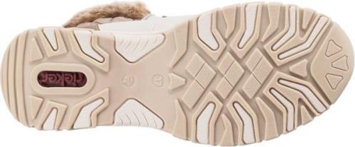 Rieker Snowboots  beige / creme / lysebrun / sort