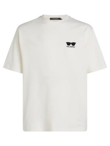 Karl Lagerfeld Bluser & t-shirts  creme / sort