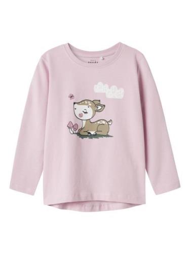 NAME IT Bluser & t-shirts 'NMFVIX'  beige / grøn / lyserød / hvid