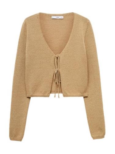 MANGO Cardigan 'JADORE'  guld