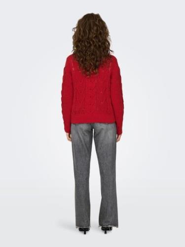 JDY Pullover 'JDYJOSIA FAY'  rustrød