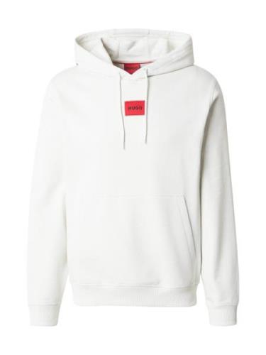 HUGO Sweatshirt 'Daratschi214'  rød / hvid