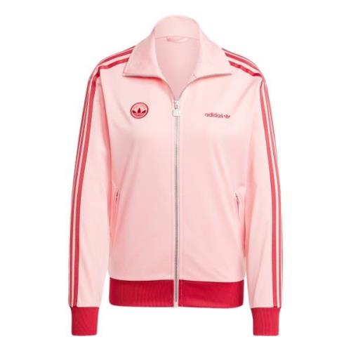 ADIDAS ORIGINALS Sweatjakke 'Firebird'  lys pink / rød