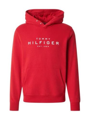 TOMMY HILFIGER Sweatshirt  blodrød / hvid