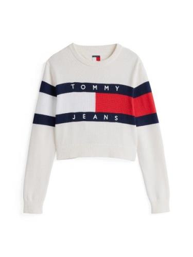 Tommy Jeans Pullover  navy / rød / hvid / naturhvid