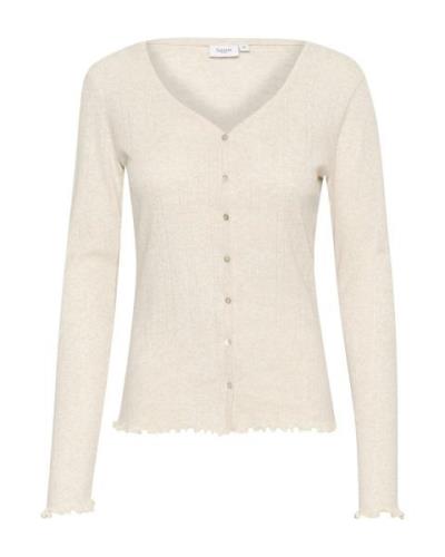 SAINT TROPEZ Cardigan 'Gru'  ecru