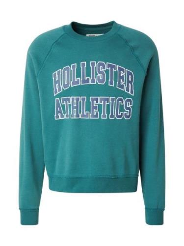 HOLLISTER Sweatshirt  navy / petroleum / hvid