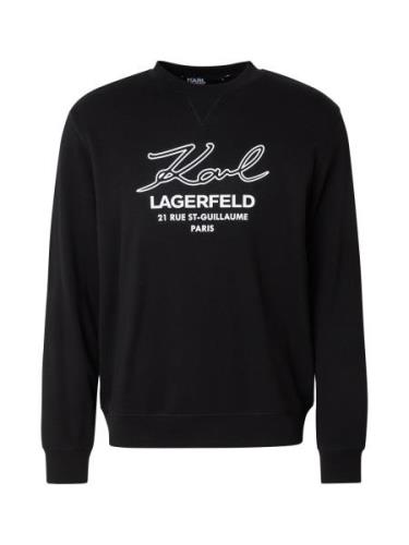 Karl Lagerfeld Sweatshirt  sort / hvid