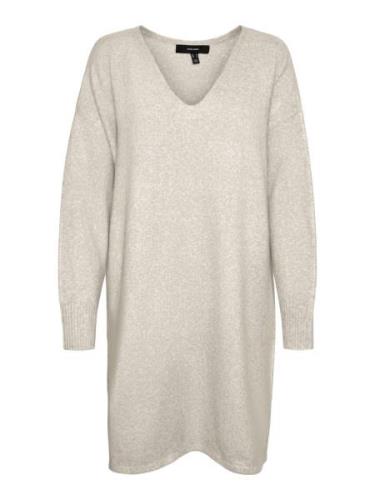 VERO MODA Strikkjole 'DOFFY'  beige