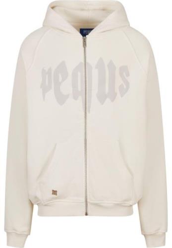 Pequs Sweatjakke  beige / hvid