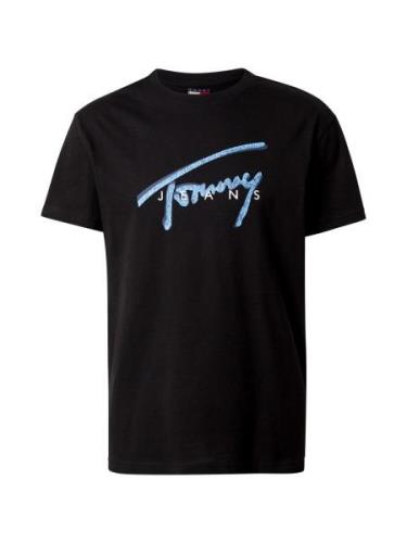 Tommy Jeans Bluser & t-shirts  lyseblå / sort / hvid