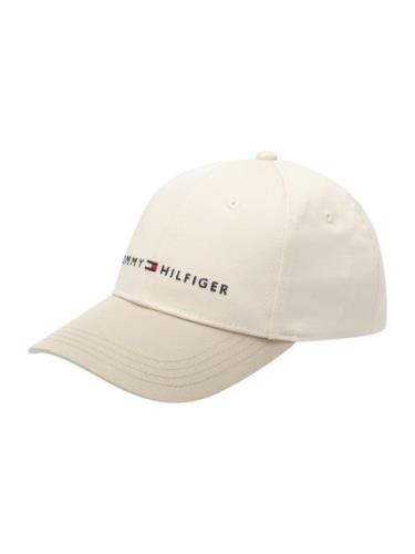 TOMMY HILFIGER Hat 'ESSENTIAL'  beige / navy / rød