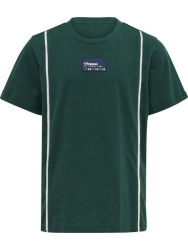 Hummel Shirts  mørkegrøn / hvid