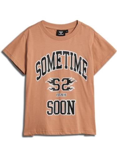 SOMETIME SOON Shirts  orange / sort / hvid