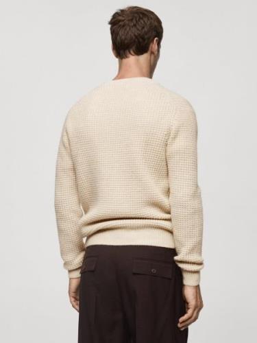 MANGO MAN Pullover 'SUGAR'  lysebeige