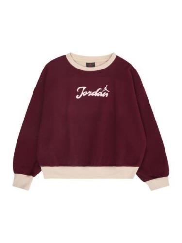 Jordan Sweatshirt 'ENCHANTMENT'  sand / bordeaux