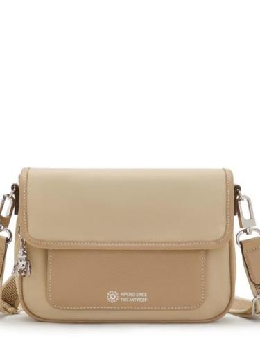 KIPLING Skuldertaske 'INAKI'  beige