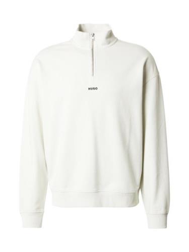 HUGO Sweatshirt 'Durty244'  sort / hvid