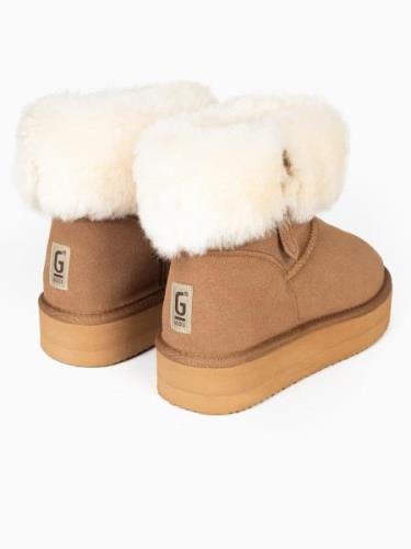 Gooce Snowboots 'Whitney'  beige / lysebrun