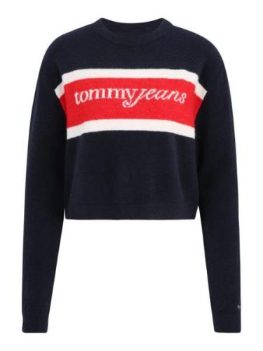 Tommy Jeans Pullover  navy / rød / hvid