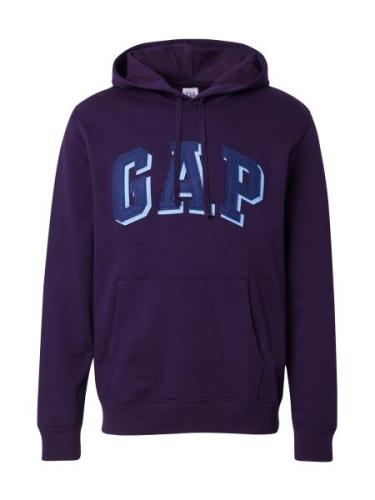 GAP Sweatshirt 'HERITAGE'  pastelblå / violetblå / brombær