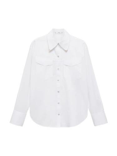 MANGO Bluse 'Californ'  offwhite