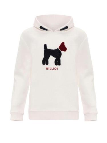 Williot Sweatshirt  ecru / rød / sort