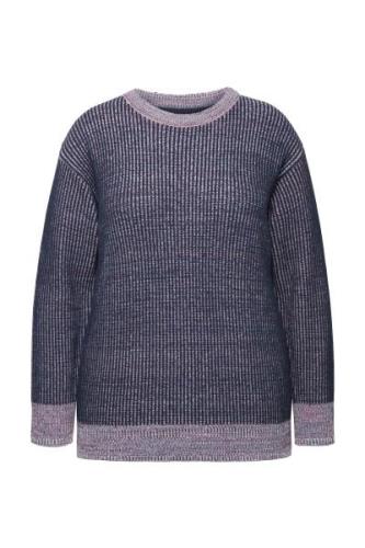 Ulla Popken Pullover  navy / lyseblå / lavendel