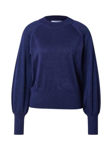 b.young Pullover 'Mobbe'  navy / sølv