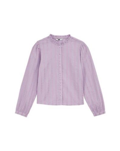 WE Fashion Bluse  lilla / lavendel