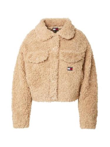 Tommy Jeans Overgangsjakke  beige / navy / rød / hvid