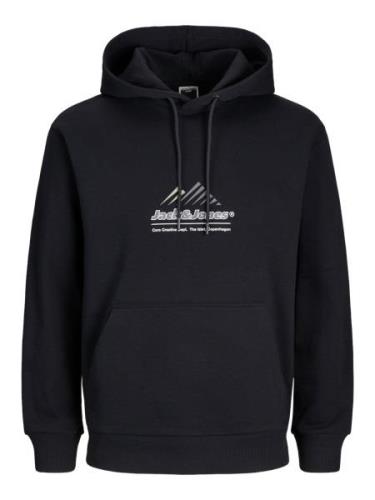 JACK & JONES Sweatshirt 'JCOLima'  grå / sort / hvid